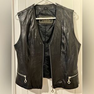 Rem Garson soft and supple blacker leather vest